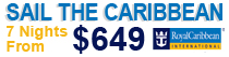 Sail the Caribean from $649
